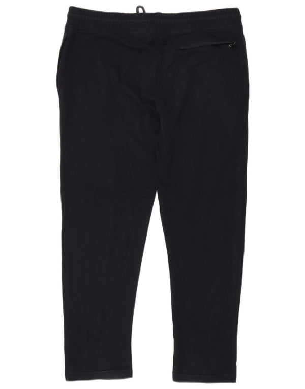 Ανδρική αθλητική φόρμα Marks & Spencer Παντελόνι μεγάλο Navy Blue από βαμβάκι