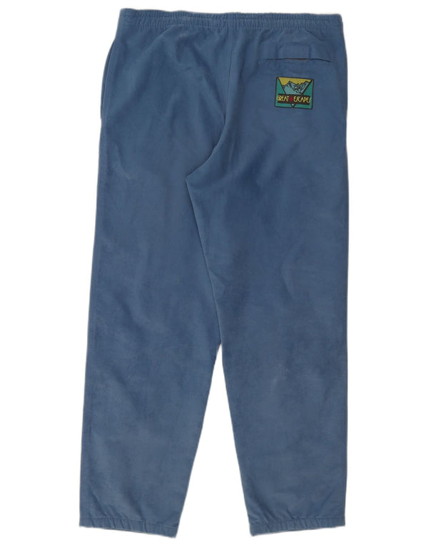 Vintage Ανδρικό κωνικό casual παντελόνι EU 52 XL W38 L30 Blue