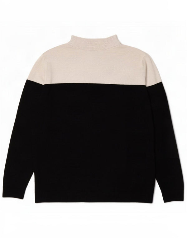 Marks & Spencer Womens Turtle Neck Jumper πουλόβερ UK 10 Small Black