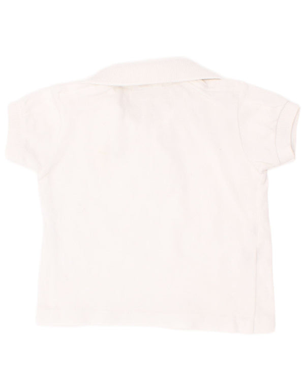 Lacoste Baby Boys Polo πουκάμισο 9-12 μηνών Λευκό βαμβακερό