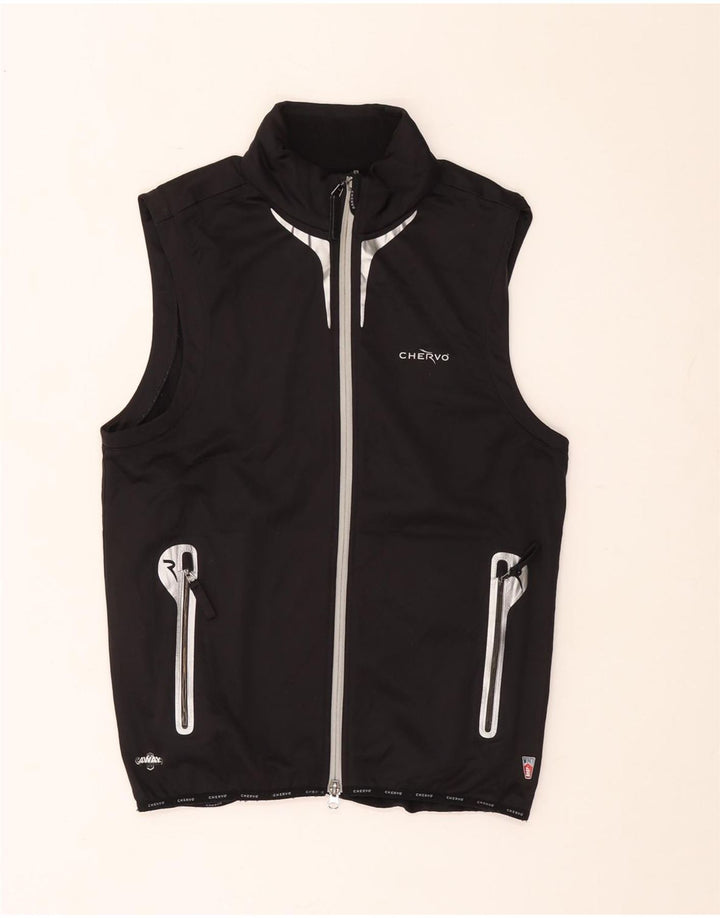 Ανδρική Αμάνικη αθλητική φόρμα Chervo Top Jacket UK 38 Medium Black