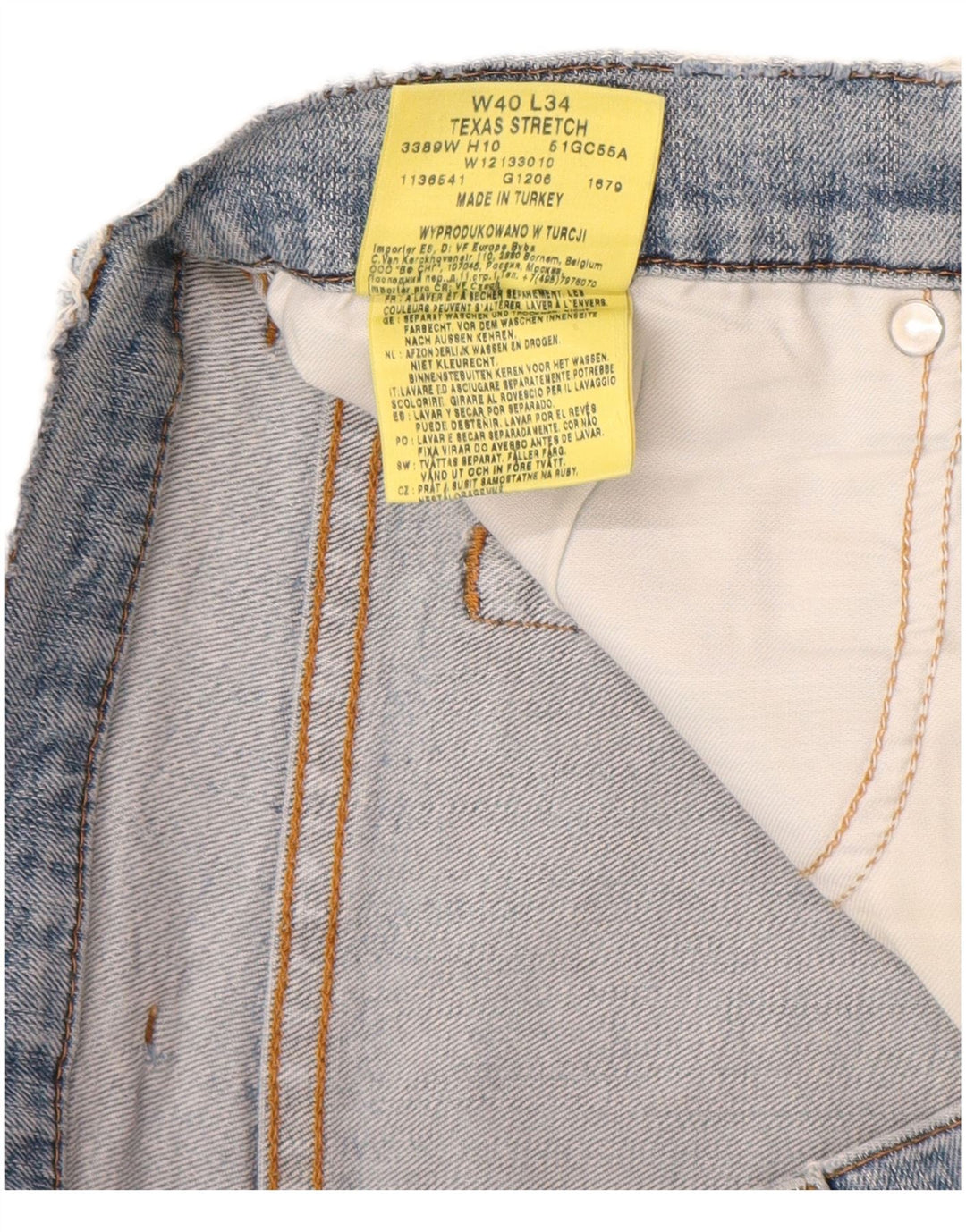 Ανδρικό τζιν σορτς WRANGLER Texas Stretch W40 XL Μπλε βαμβακερό