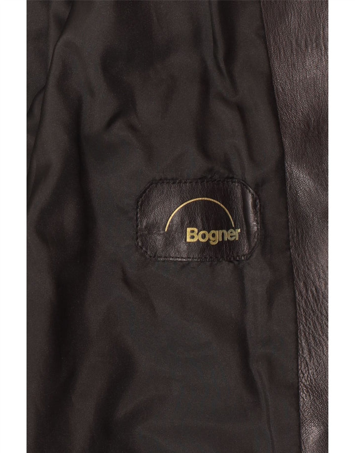 Γυναικείο δερμάτινο μπουφάν BOGNER Crop UK 14 Medium Black