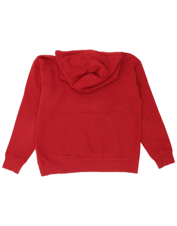 Champion Mens Hoodie Jumper Μεσαίο κόκκινο βαμβακερό
