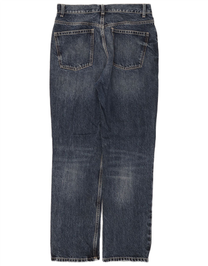 Zara Γυναικείο Straight Jeans EU 40 Medium W30 L29 Blue