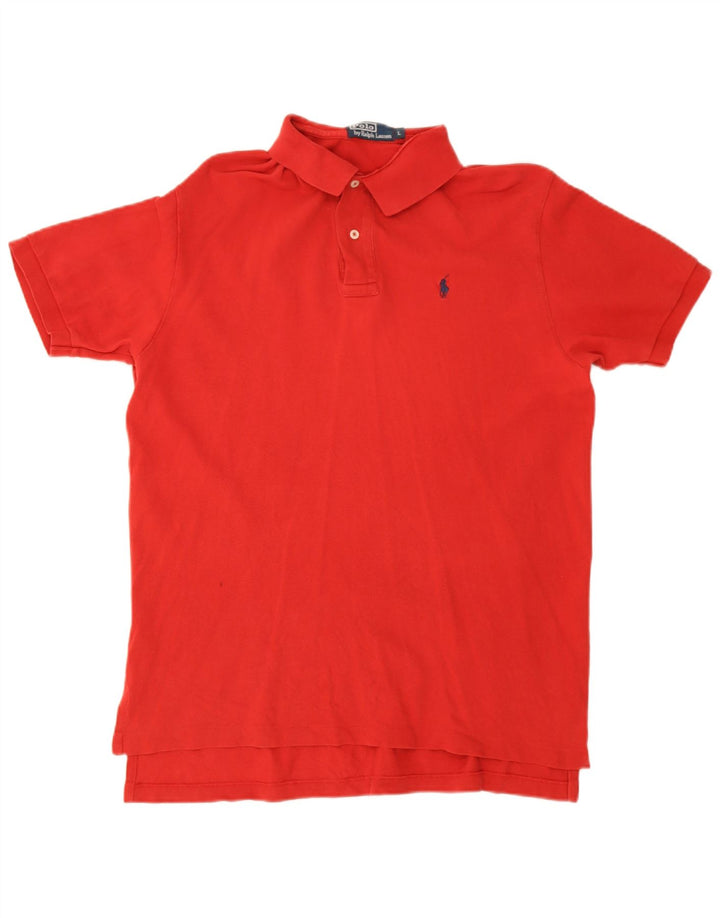 Ανδρικό μπλουζάκι πόλο Ralph Lauren μεγάλο κόκκινο βαμβακερό