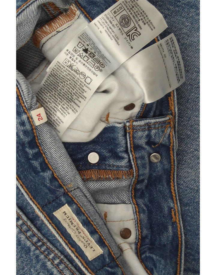 Γυναικεία τζιν φούστα Levi's W24 XS Μπλε βαμβακερή