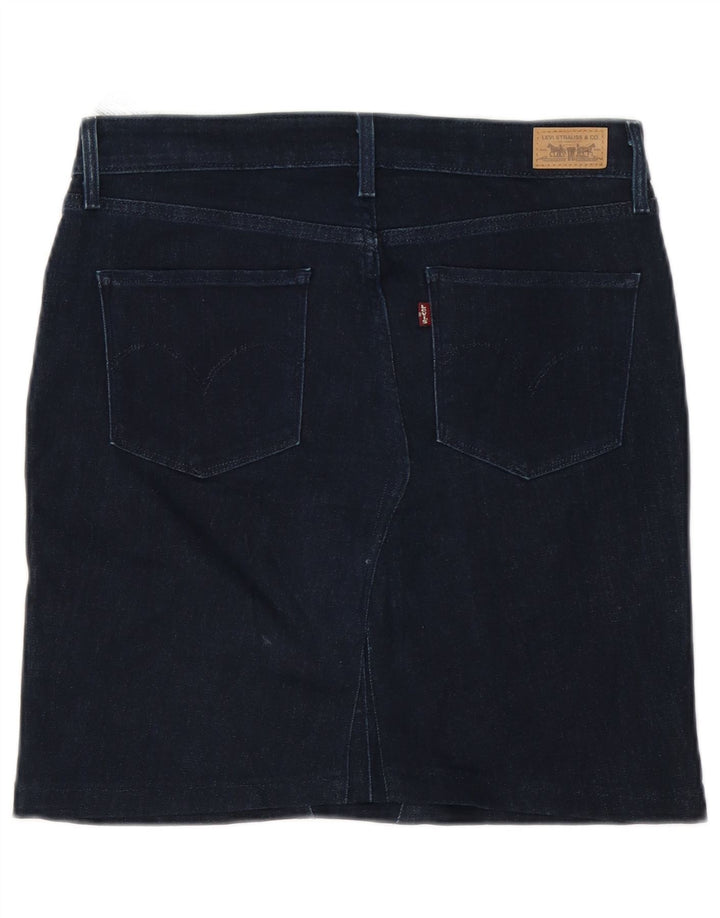 Γυναικεία τζιν φούστα Levi's W30 Βαμβακερή μεσαία ναυτική μπλε