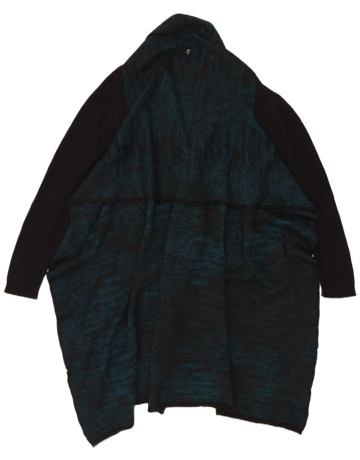 Diesel γυναικείο υπερμεγέθη Longline ζακέτα UK 10 Μικρό πράσινο μαλλί