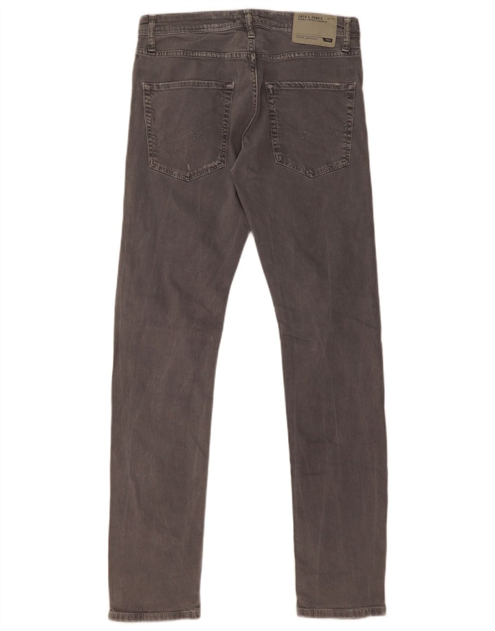 Ανδρικά Jack & Jones GLENN Distressed Slim Jeans W31 L32 Grey Cotton