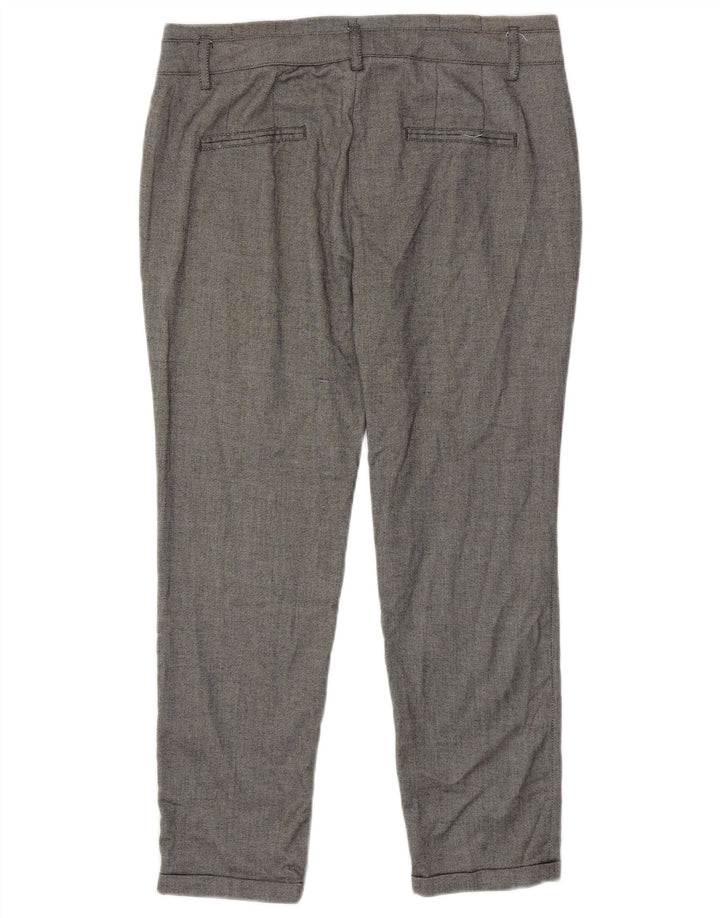 Zara Ανδρικό Slim παντελόνι Chino EU 40 Medium W30 L27 Grey Polyamide