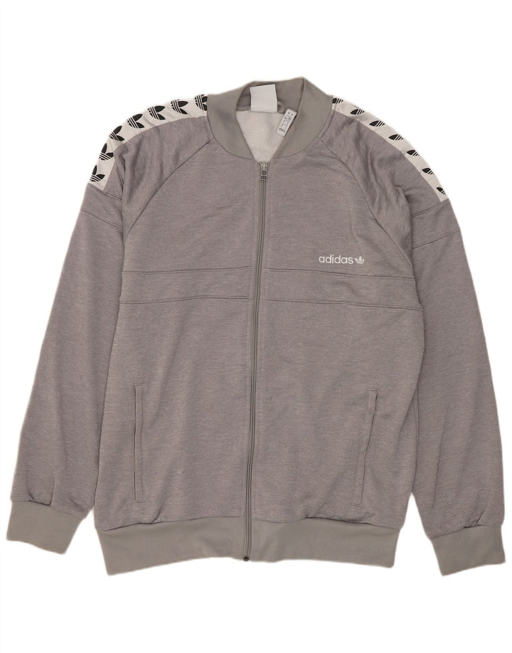 Ανδρική φόρμα γυμναστικής ADIDAS Top Jacket μεγάλο γκρι χρώματος πολυεστέρας