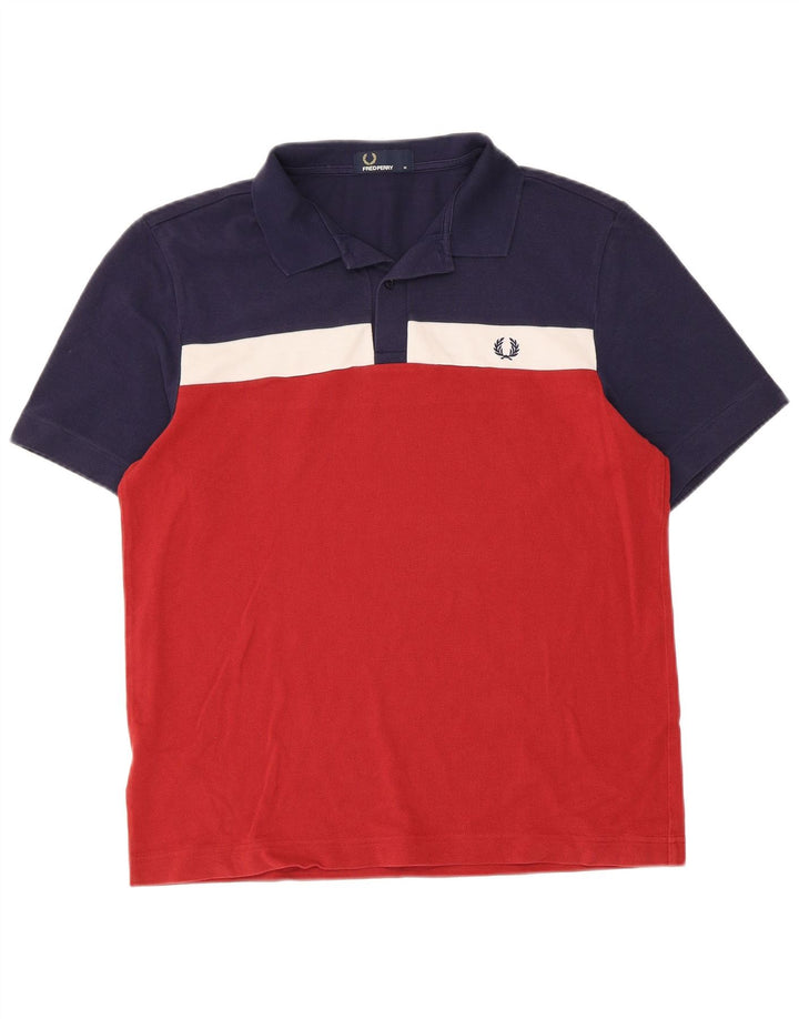 Fred Perry Ανδρικό πουκάμισο πόλο μεσαίο πολύχρωμο βαμβακερό