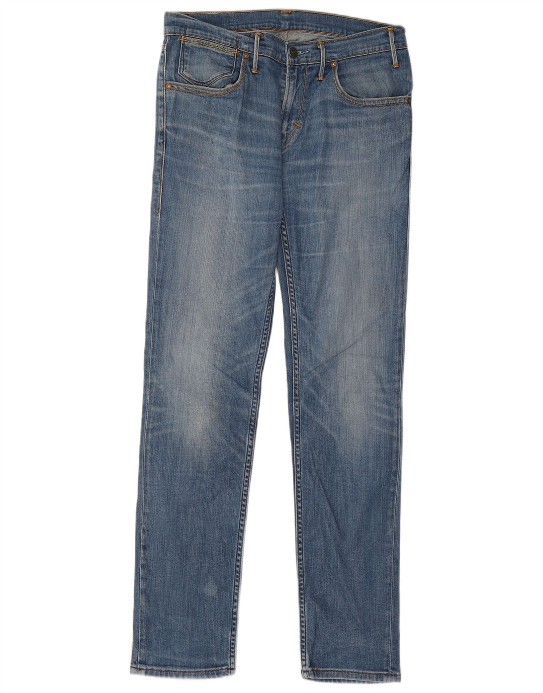 Levi's Mens Slim Jeans W32 L34 Blue Cotton