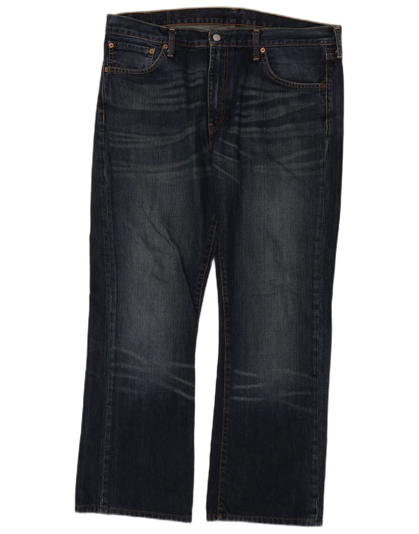 Levi's Mens 527 Bootcut Jeans W38 L30 Navy Blue Cotton