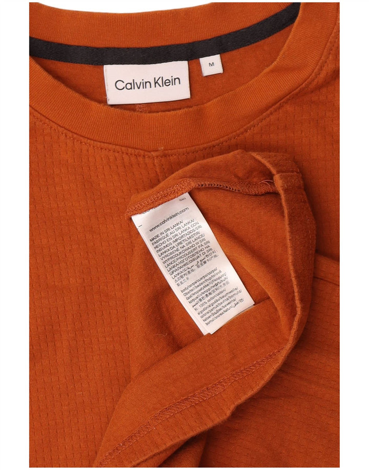 Ανδρικό T-Shirt Calvin Klein Top Μεσαίο πορτοκαλί βαμβακερό