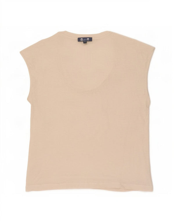 Massimo Dutti Γυναικείο γιλέκο τοπ UK 14 Medium Off White