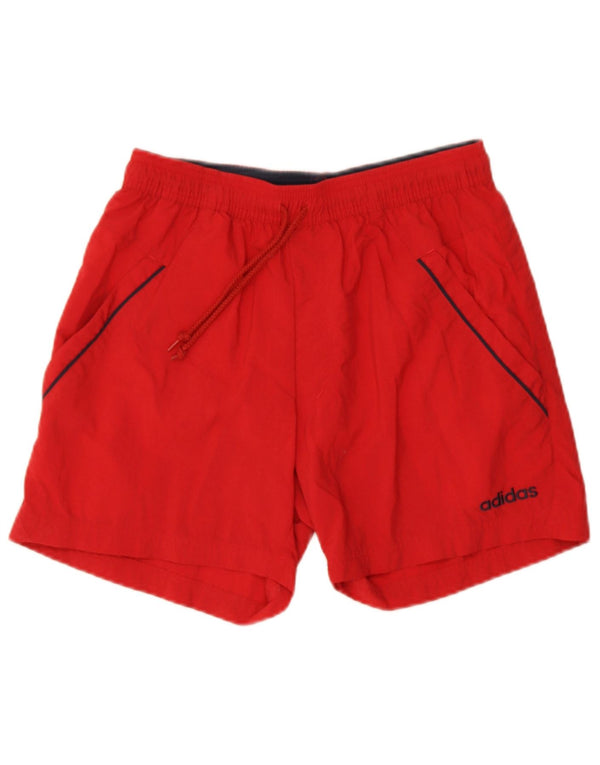 Adidas Mens Sport Shorts Small  Red Polyamide