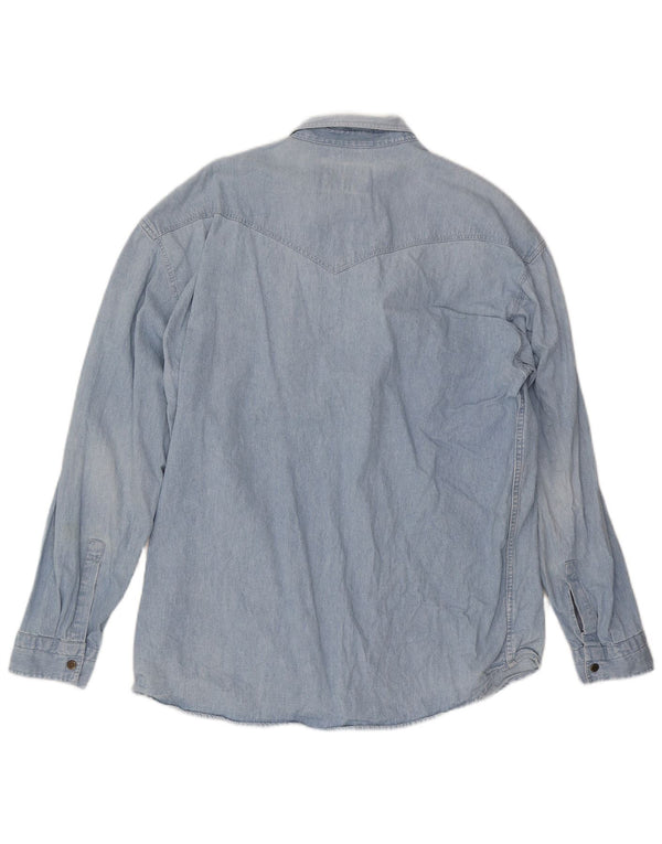 Ανδρικό τζιν πουκάμισο WAMPUM XL μπλε