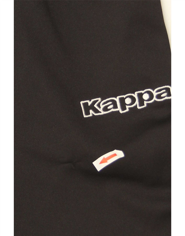 Ανδρική αθλητική φόρμα Kappa Graphic Παντελόνι Μικρό Μαύρο Πολυεστέρα
