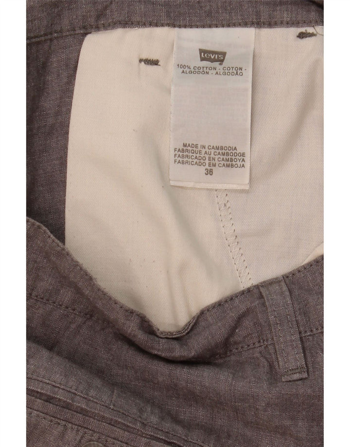 Ανδρικό σορτς Chino Levi's W36 μεγάλο γκρι βαμβακερό