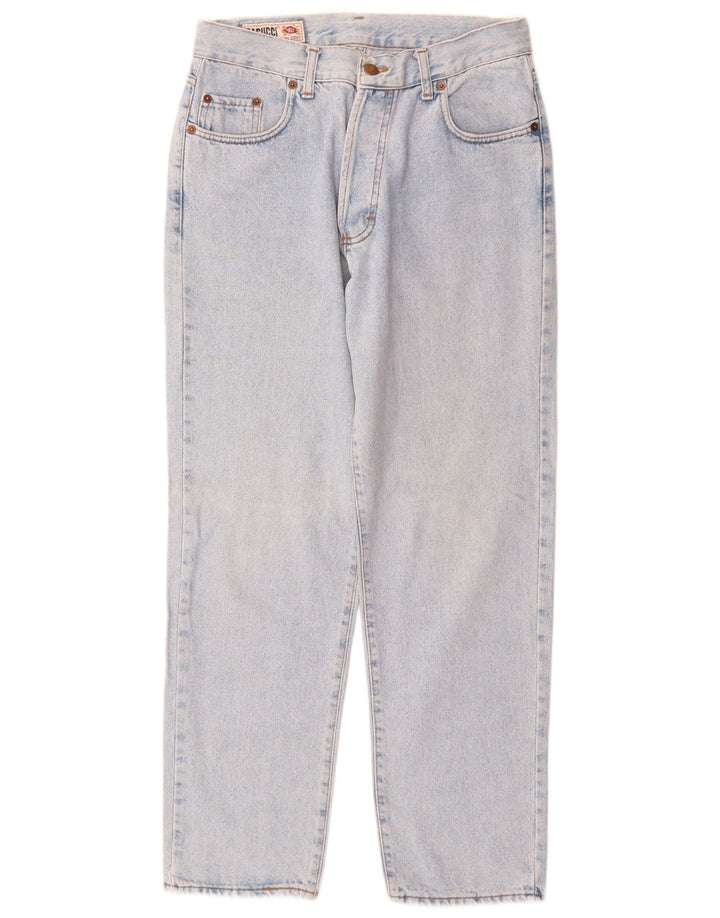 CASUCCI Γυναικεία ψηλόμεση τζιν IT 50 XL W28 L29 Μπλε βαμβακερό