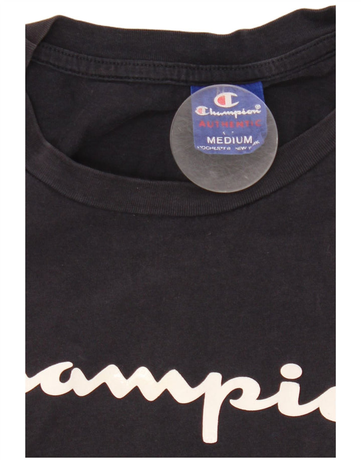 Ανδρικό γραφικό μπλουζάκι Champion Top Medium Navy Blue βαμβακερό