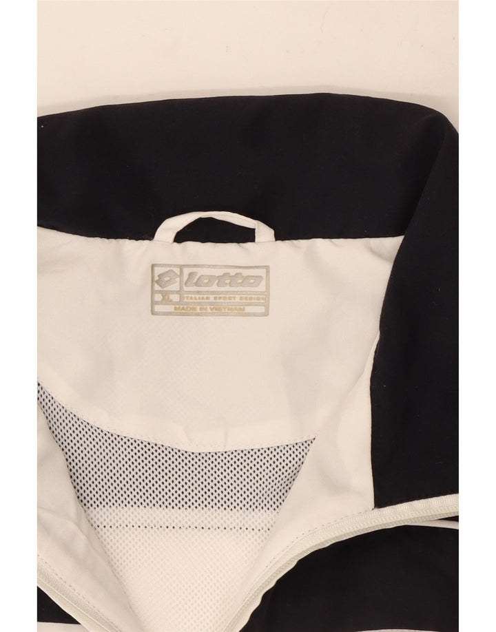 Ανδρική φόρμα Lotto Top Jacket XL White Colourblock Polyester