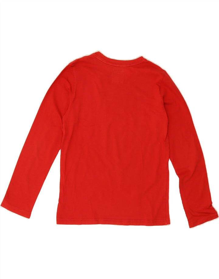 LEVI'S Boys Graphic Top Long Sleeve 13-14 Years Red Vintage Levi's and Second-Hand Levi's from Messina Hembry 