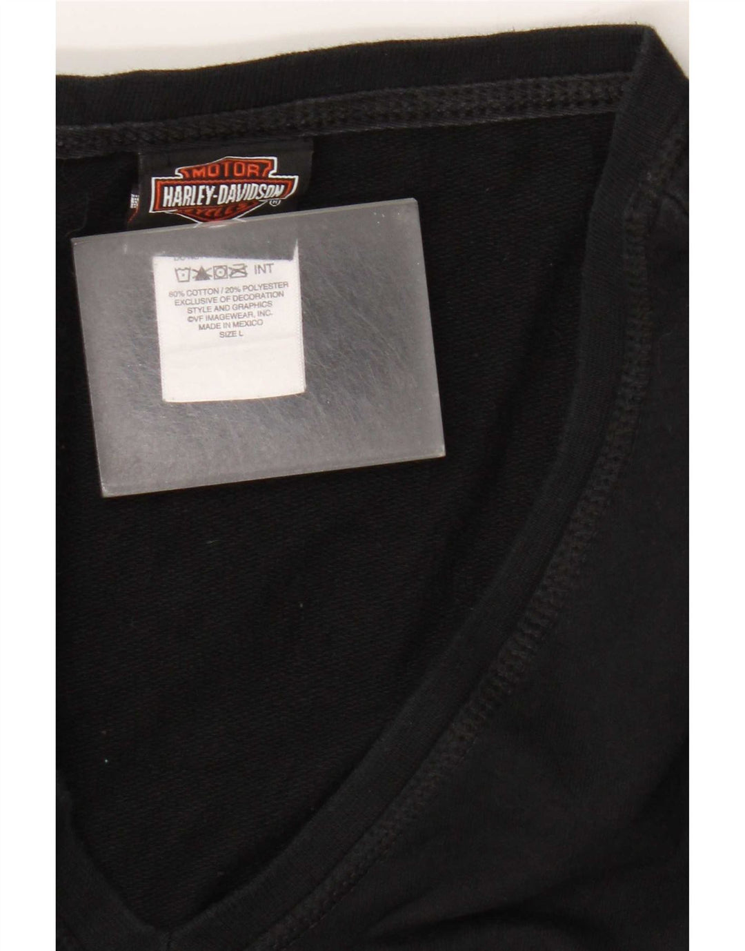 Γυναικεία φούτερ Harley Davidson Graphic Crop Jumper UK 16 Large Black