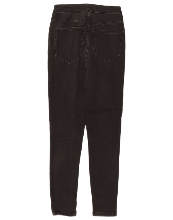 Marks & Spencer Γυναικεία Super Skinny Jeans UK 8 Small W26 L26 Black Cotton