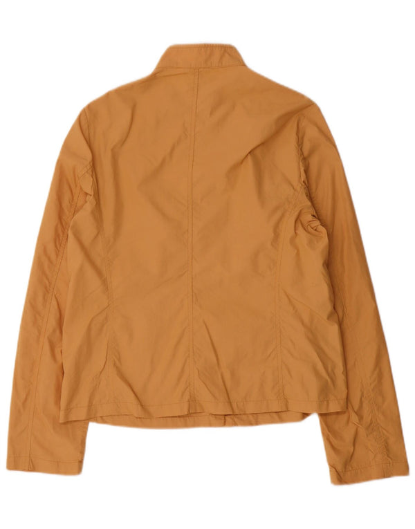 Stefanel Γυναικείο Bomber Jacket UK 14 Medium Brown Nylon