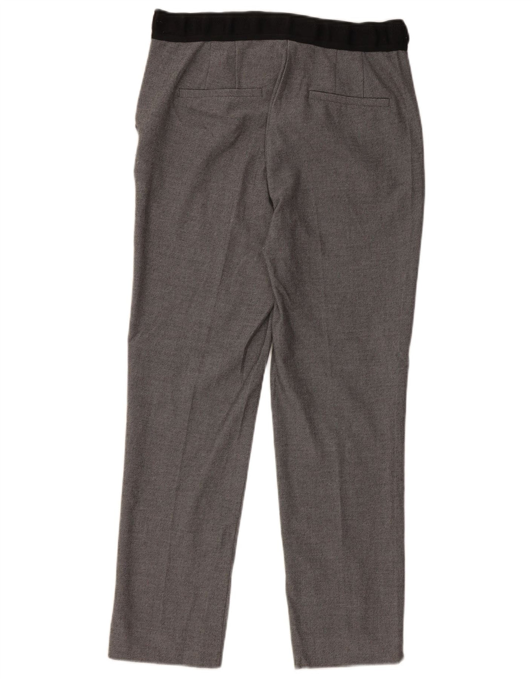 Zara Γυναικείο ίσιο παντελόνι Chino Small W26 L27 Grey Polyester