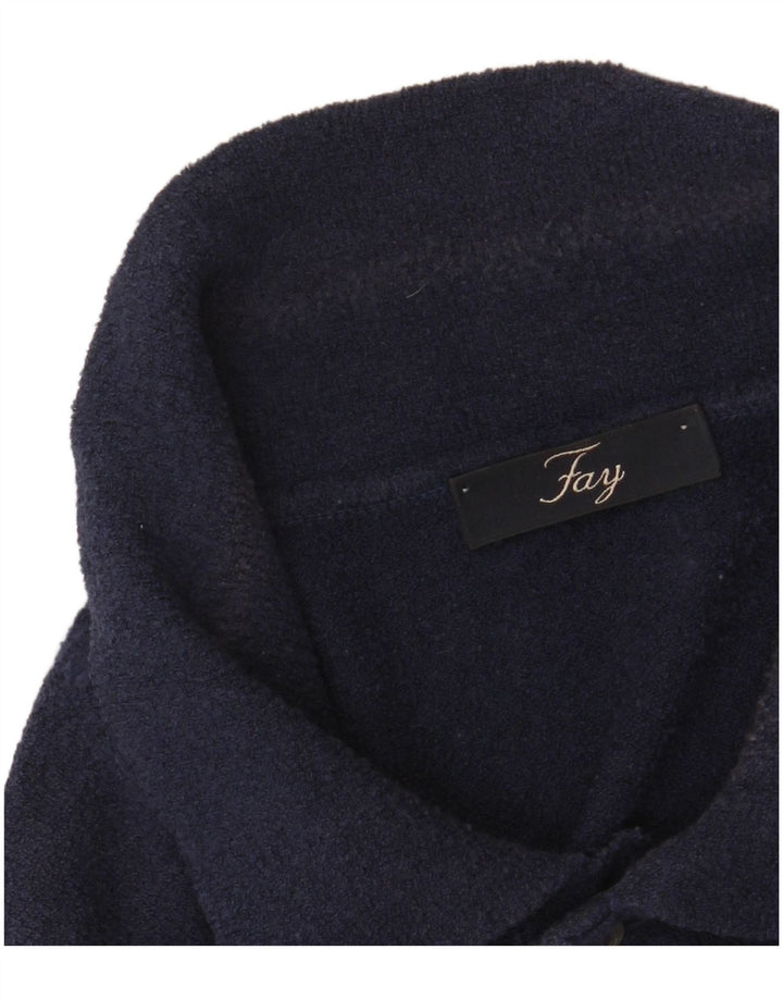 Ανδρικό πουκάμισο Polo Fay IT 48 Medium Navy Blue Colourblock