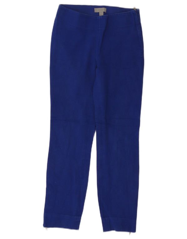 COS Womens Straight Cropped Trousers EU 34 XS W26 L24 Blue Cotton