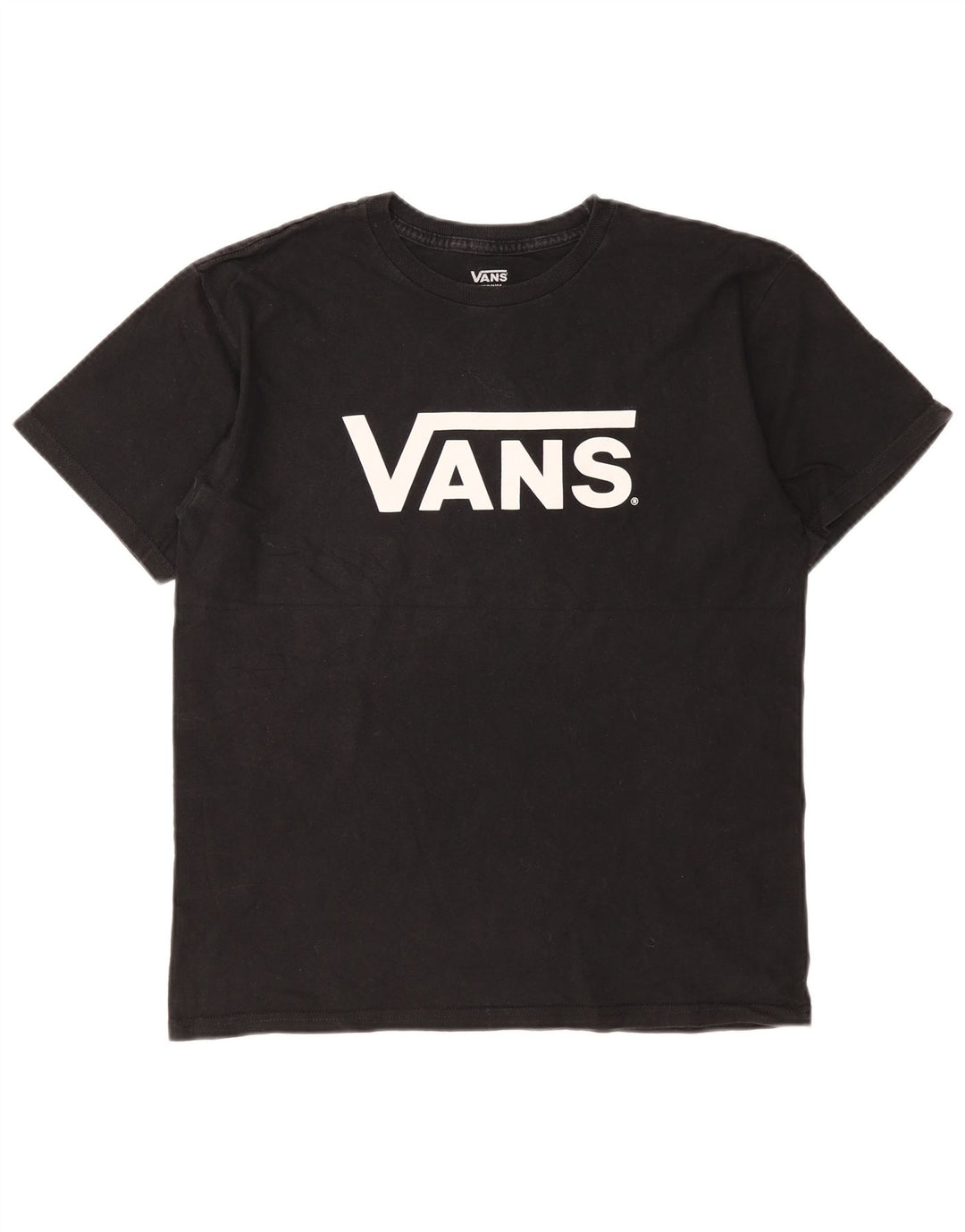 Ανδρικό γραφικό T-Shirt Vans Top Μεσαίο μαύρο βαμβακερό