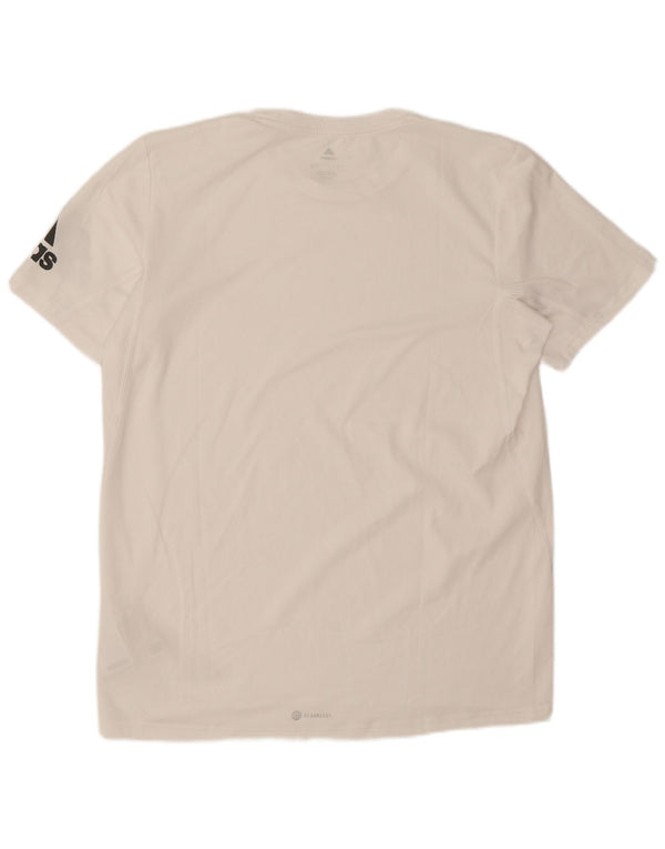 Γραφικό T-Shirt Adidas Ανδρικό Aeroready Top Large White Polyester