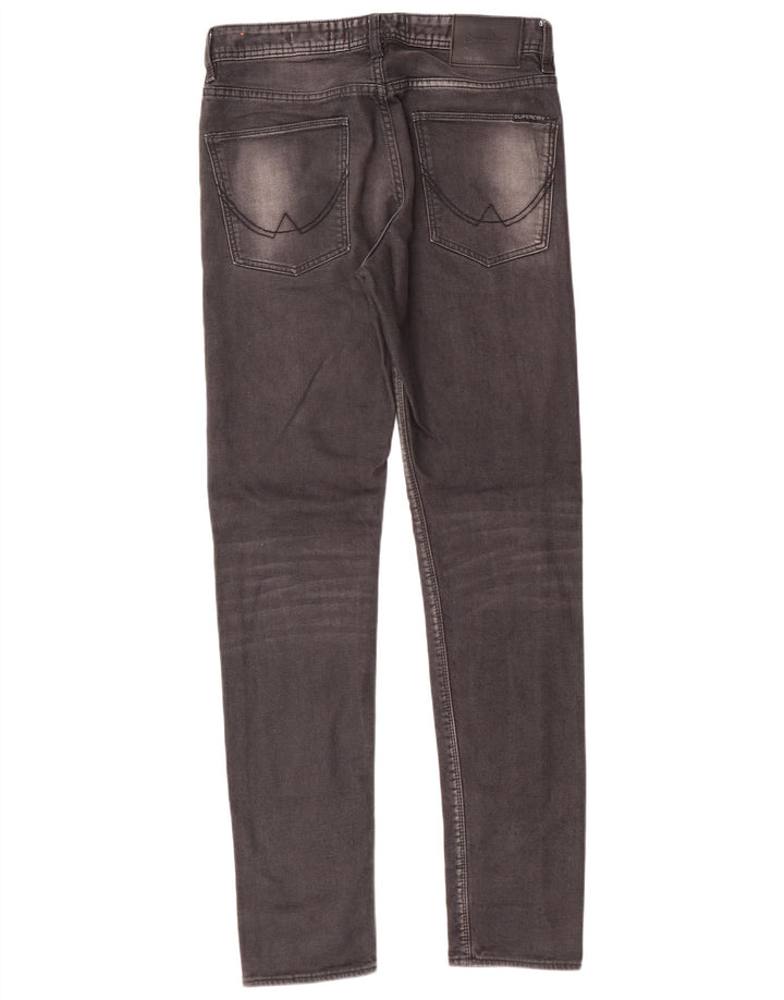 Ανδρικό τζιν SUPERDRY Slim Tapered W30 L32 Γκρι βαμβακερό