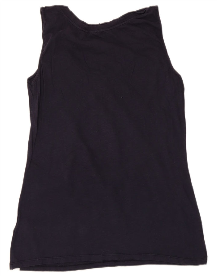 White Stuff Γυναικείο Γιλέκο Τοπ UK 14 Medium Navy Blue βαμβακερό