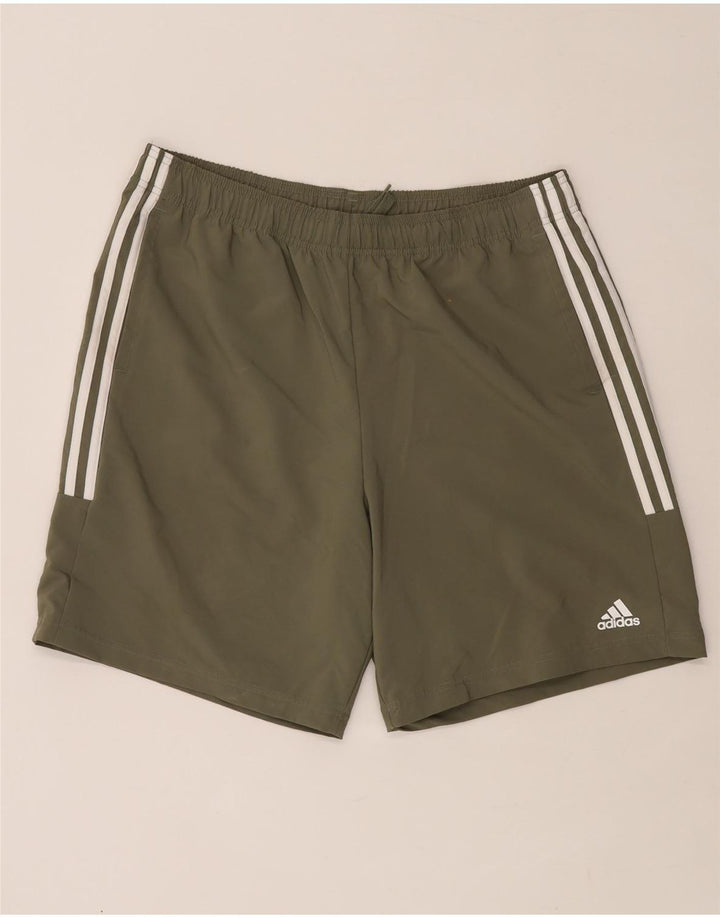 Ανδρικό αθλητικό σορτς Adidas XL πράσινο πολυεστέρα
