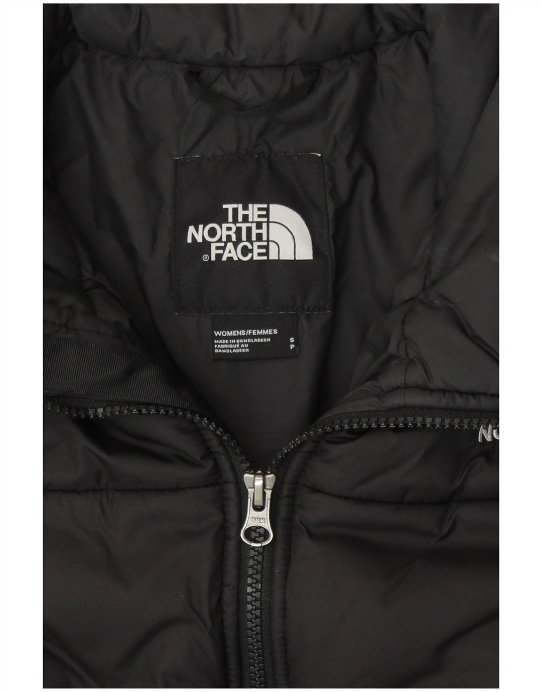 THE NORTH FACE Γυναικείο Crop padded Jacket UK 10 Small Black Polyester