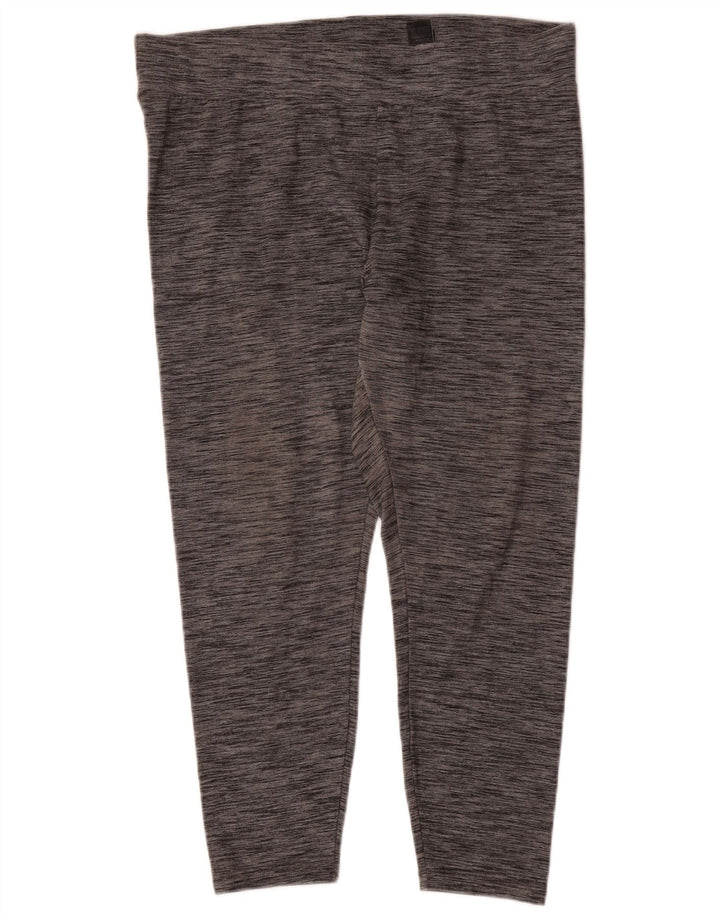 Marks & Spencer Γυναικεία κολάν Crop UK 18 XL με γκρι φλύκταινες πολυεστέρας