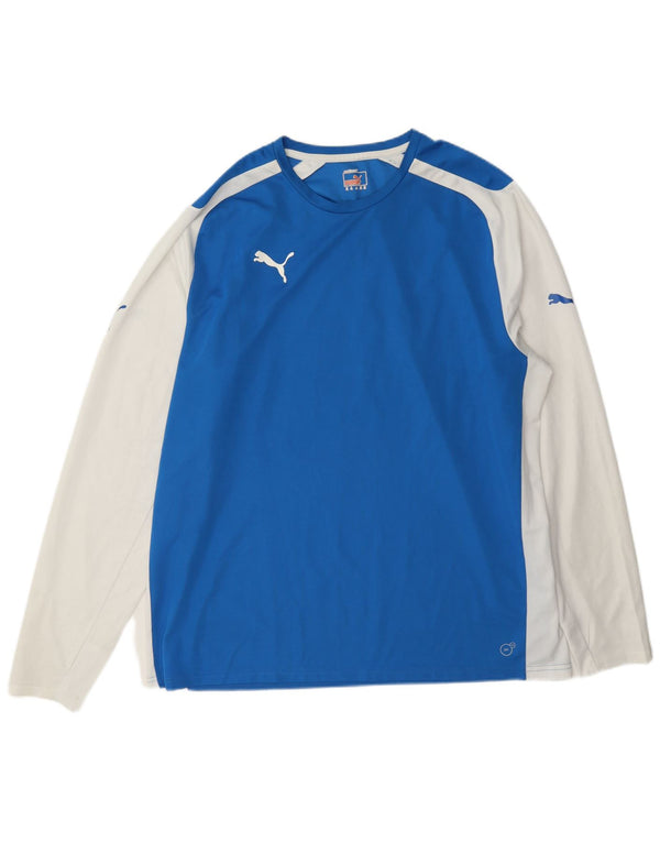 Puma Ανδρικό μακρυμάνικο μπλουζάκι 2XL μπλε