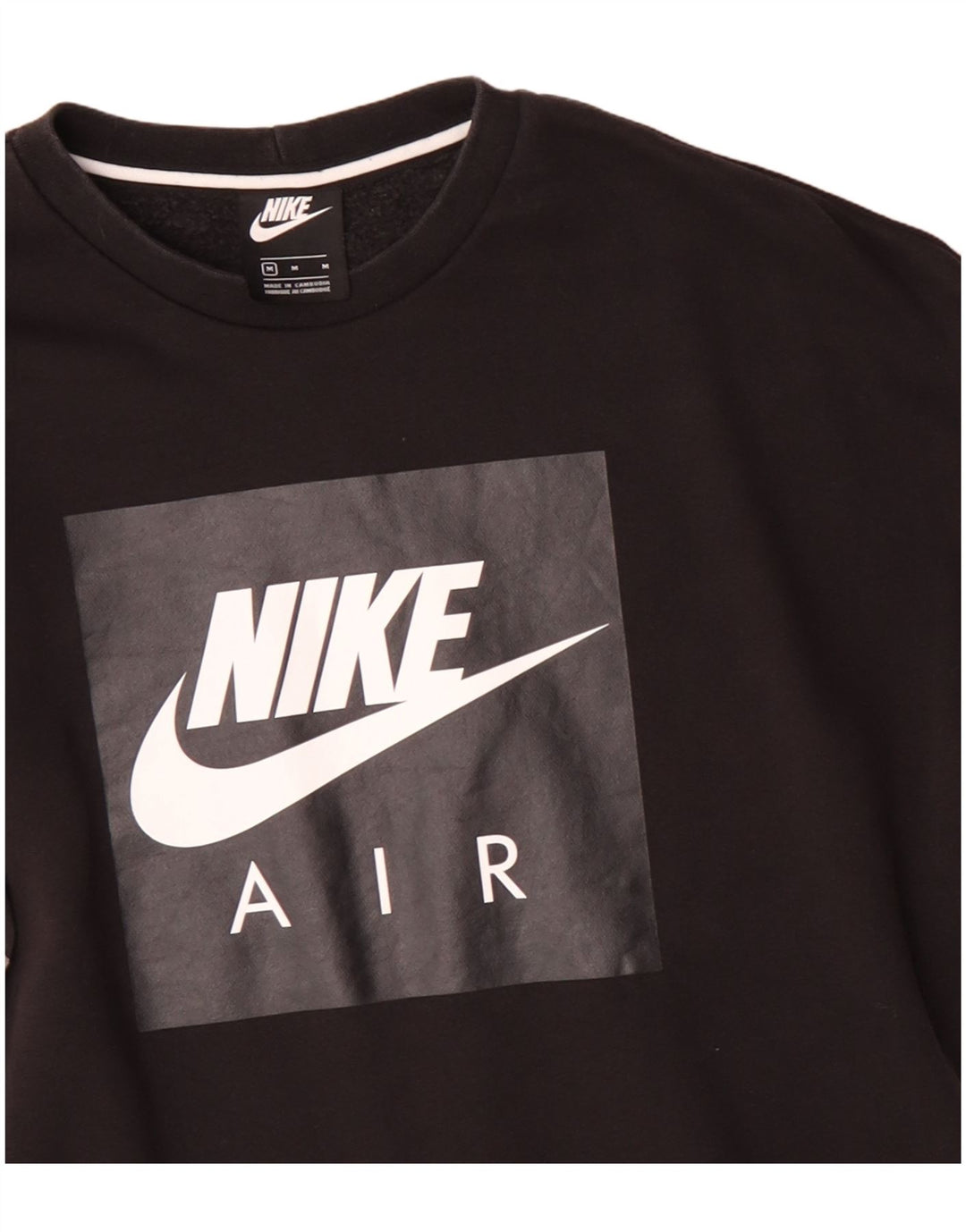 Ανδρικό γραφικό φούτερ Nike Jumper Medium Black Colourblock