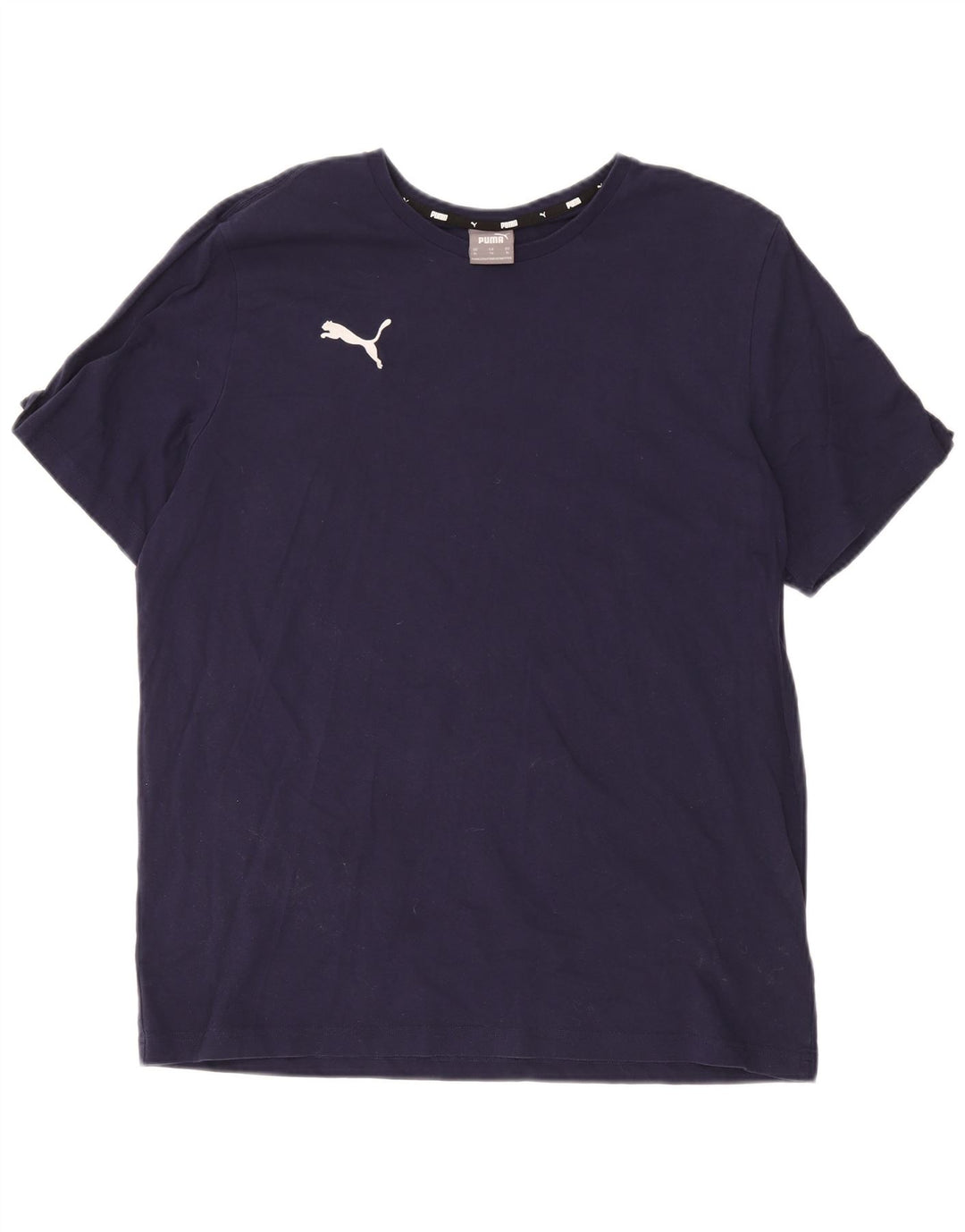 Puma Ανδρικό T-Shirt Top XL Navy Blue Cotton