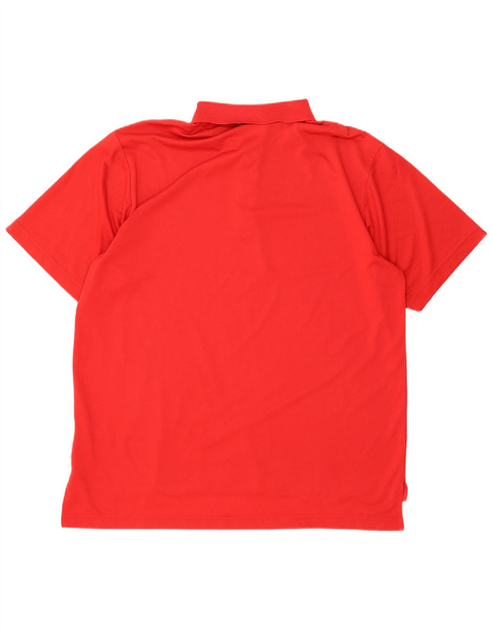 Ανδρικό πουκάμισο Adidas Polo XL κόκκινο πολυεστέρα