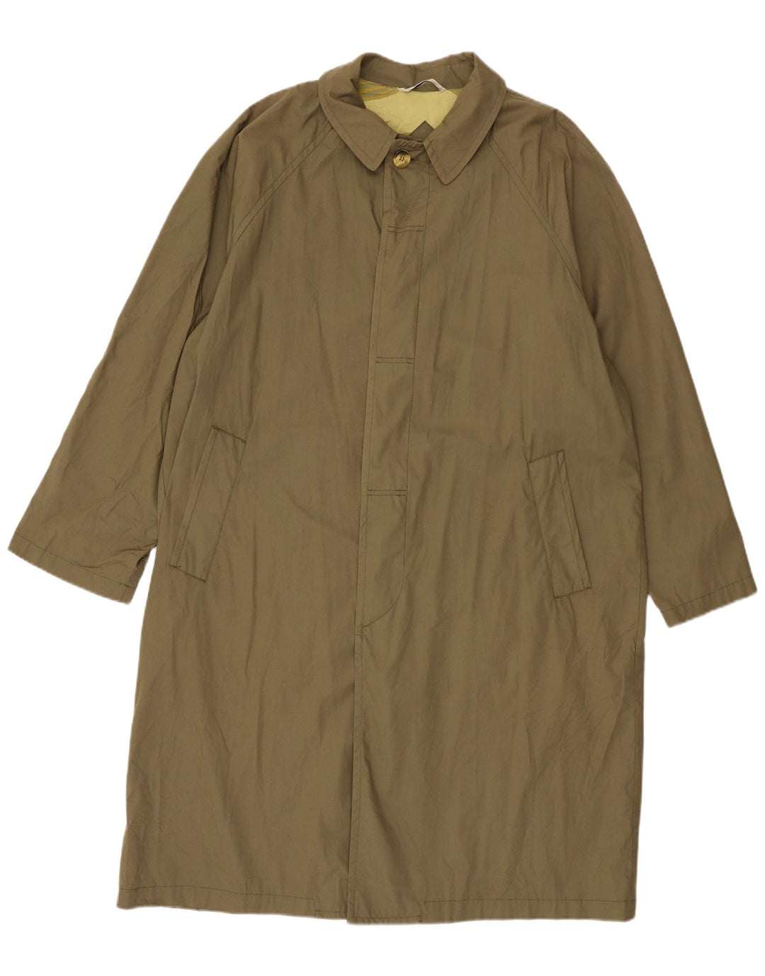 Stratos Ανδρικό Πανωφόρι UK 40 Large Khaki Cotton