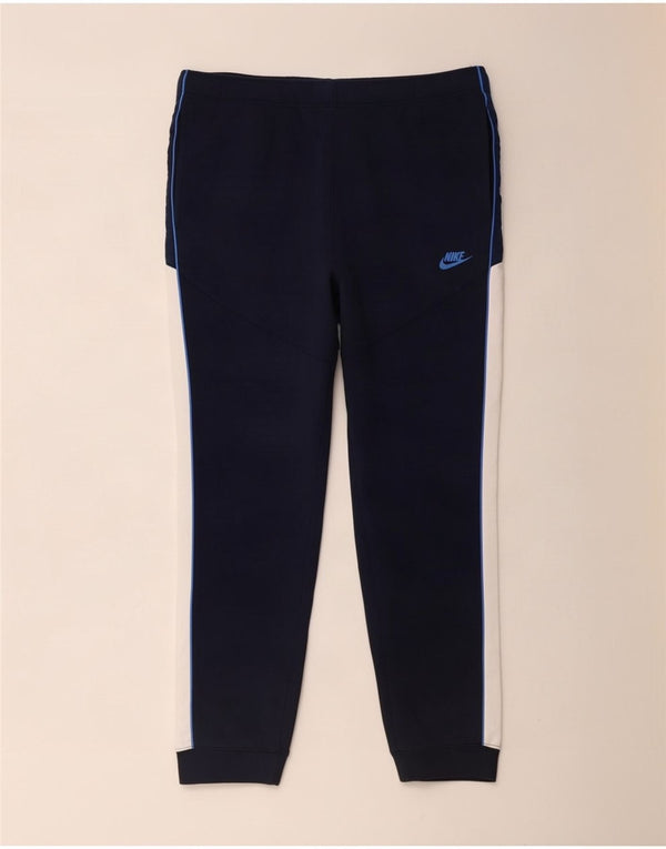 Ανδρική φόρμα Nike Παντελόνι Joggers XL Navy Blue Colourblock Βαμβακερό