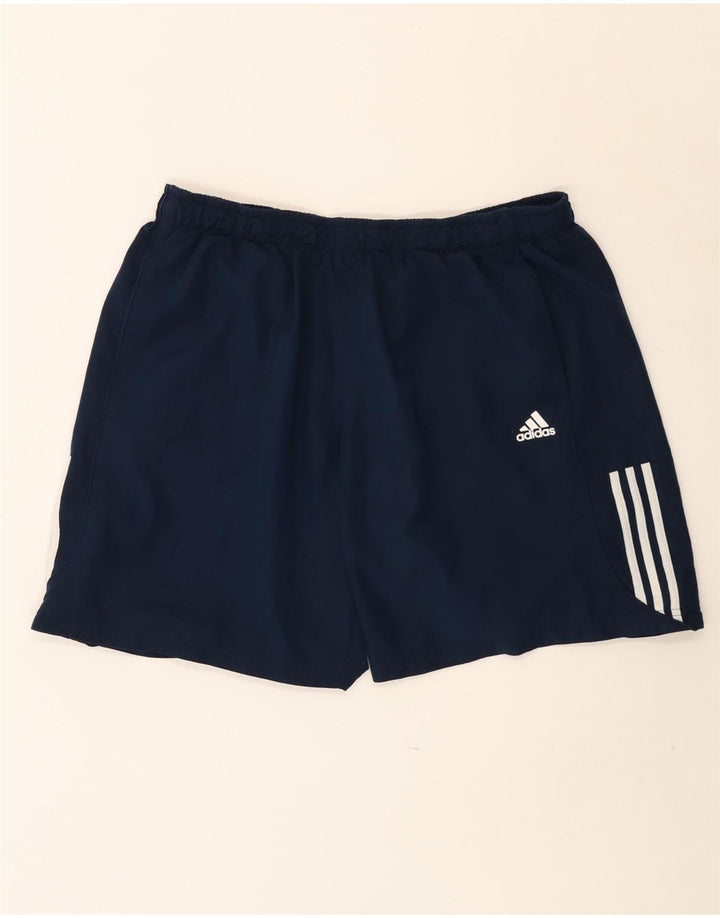 Ανδρικό αθλητικό σορτς Adidas Climalite 2XL Navy Blue Polyester
