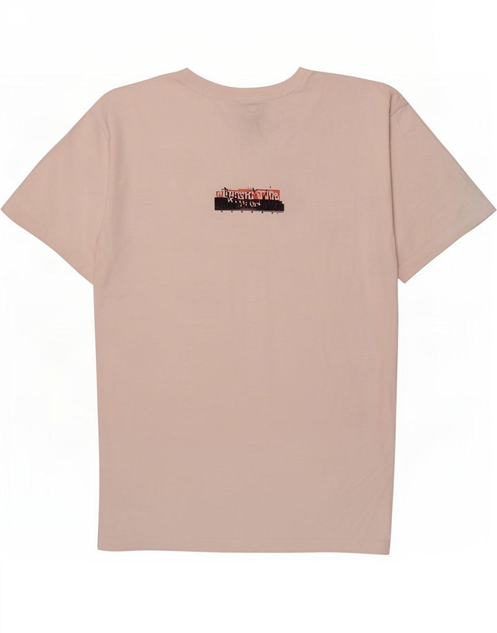 Ellesse Ανδρικό γραφικό T-Shirt Top Μικρό λευκό βαμβακερό